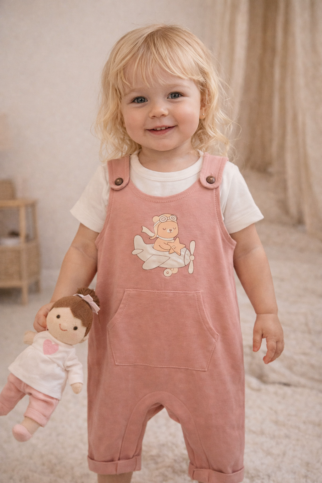 Salopette bébé "Rêve d’aviatrice" – Image 2
