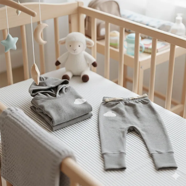 Ensemble de survêtement bébé "La tête dans les nuages" – Image 2